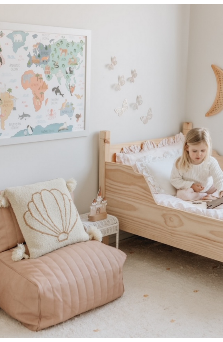 Mindful & Co Kids World Map Print, Alternate, color, World Map