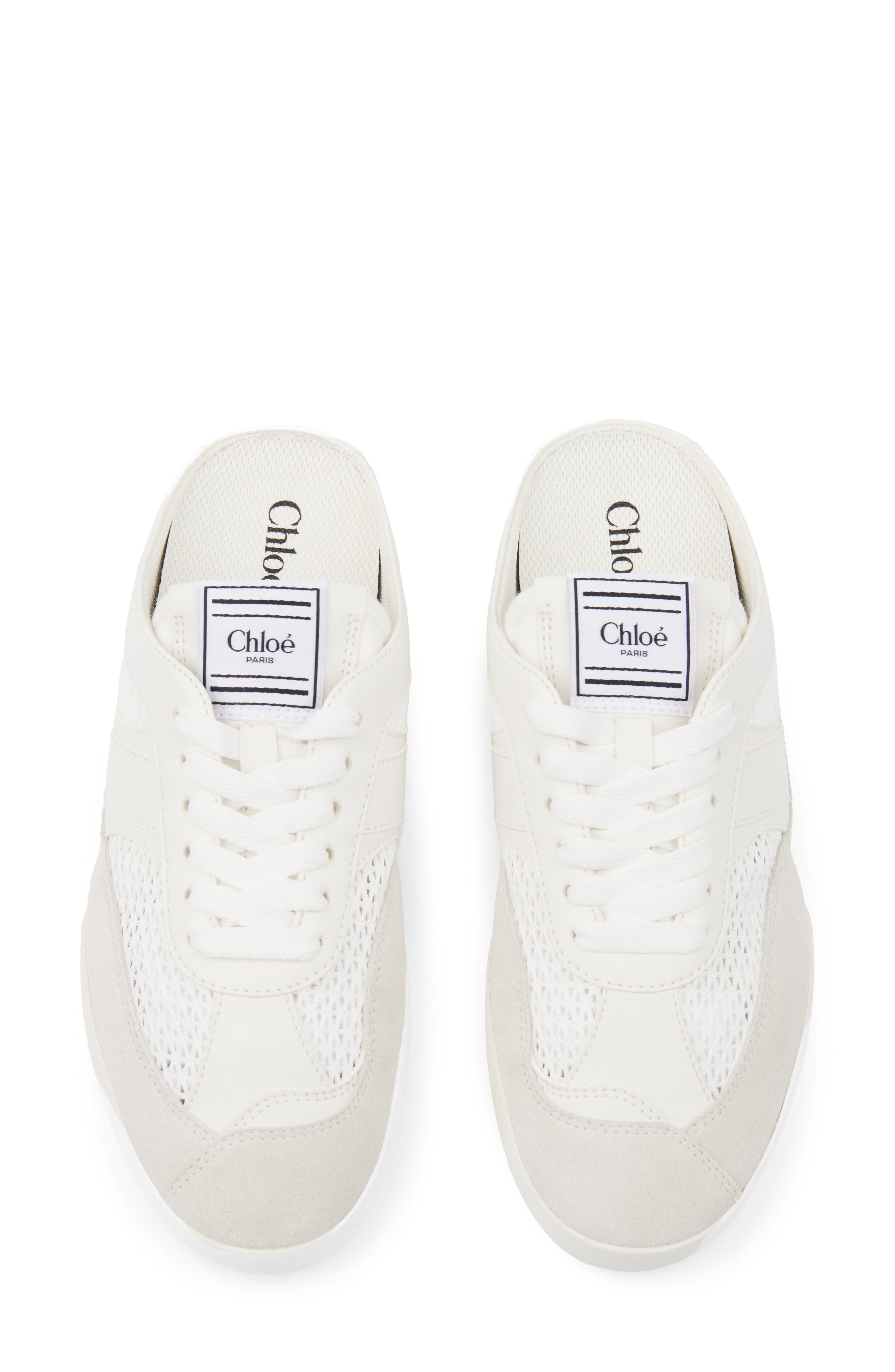 Chloé Kick Mule Sneaker, Alternate, color, Cloudy Cream