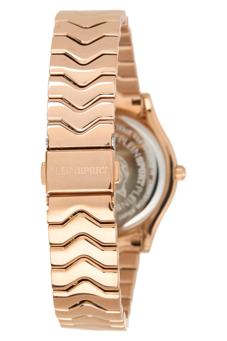 Eclipse Bracelet Watch, Alternate, color, ROSE GOLD