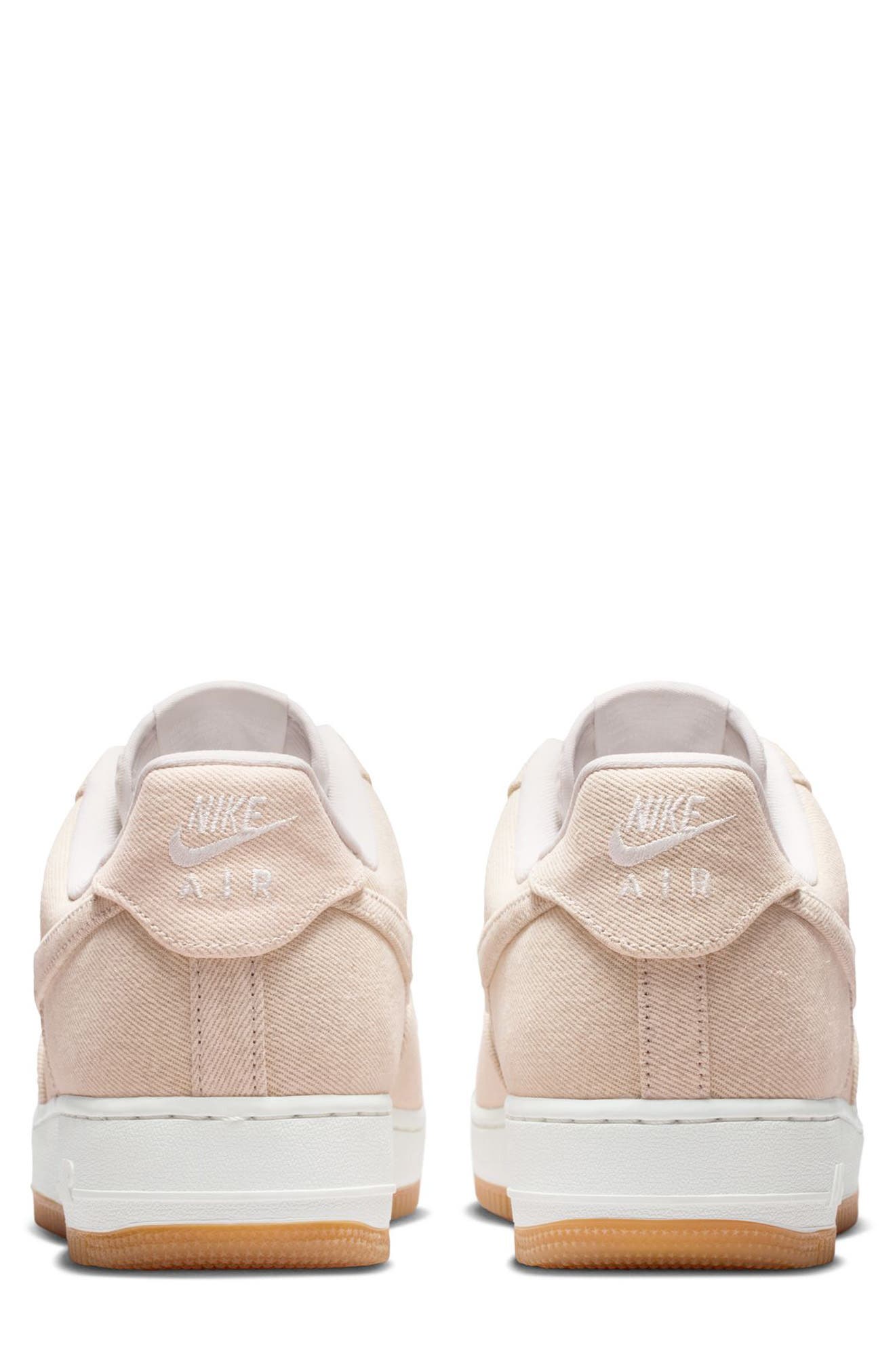 Nike Air Force 1 '07 LV8 Denim Basketball Sneaker, Alternate, color, Vast Grey/ Summit White