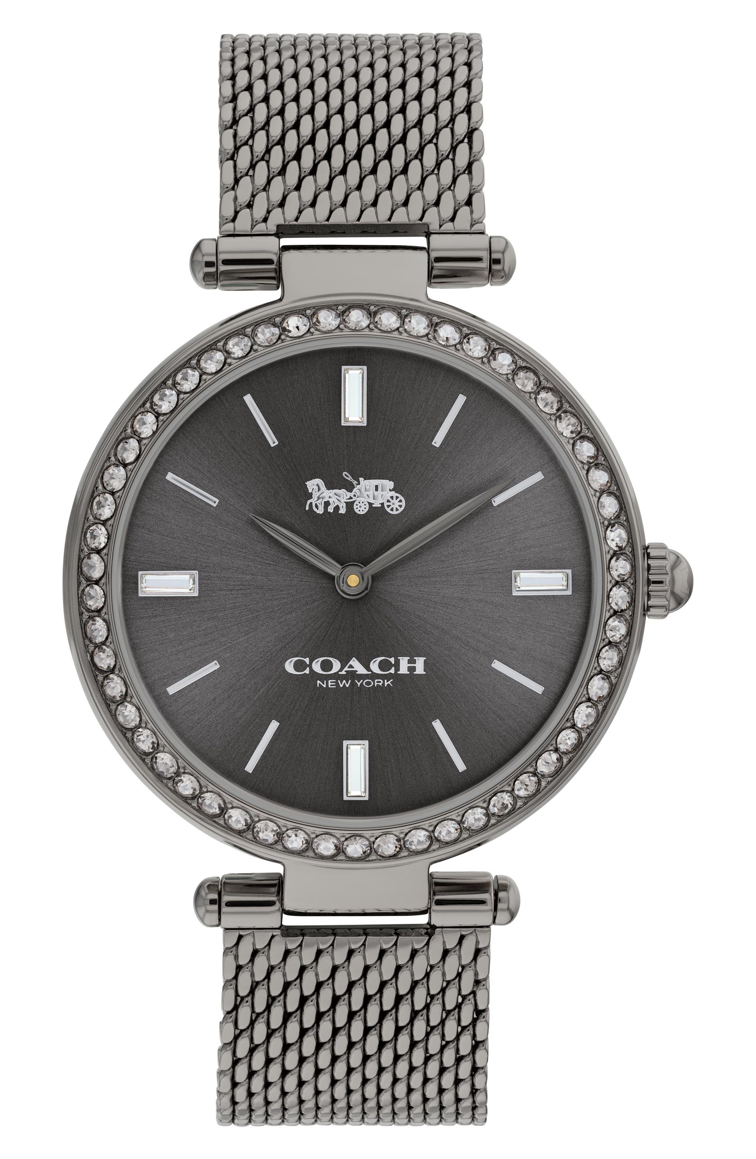 COACH Park Mesh Strap Watch, 34mm