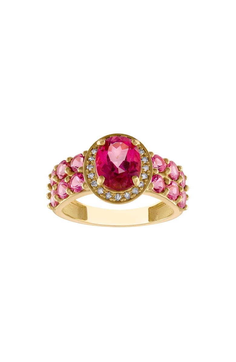 FUZION CREATIONS Topaz & Diamond Ring, Main, color,