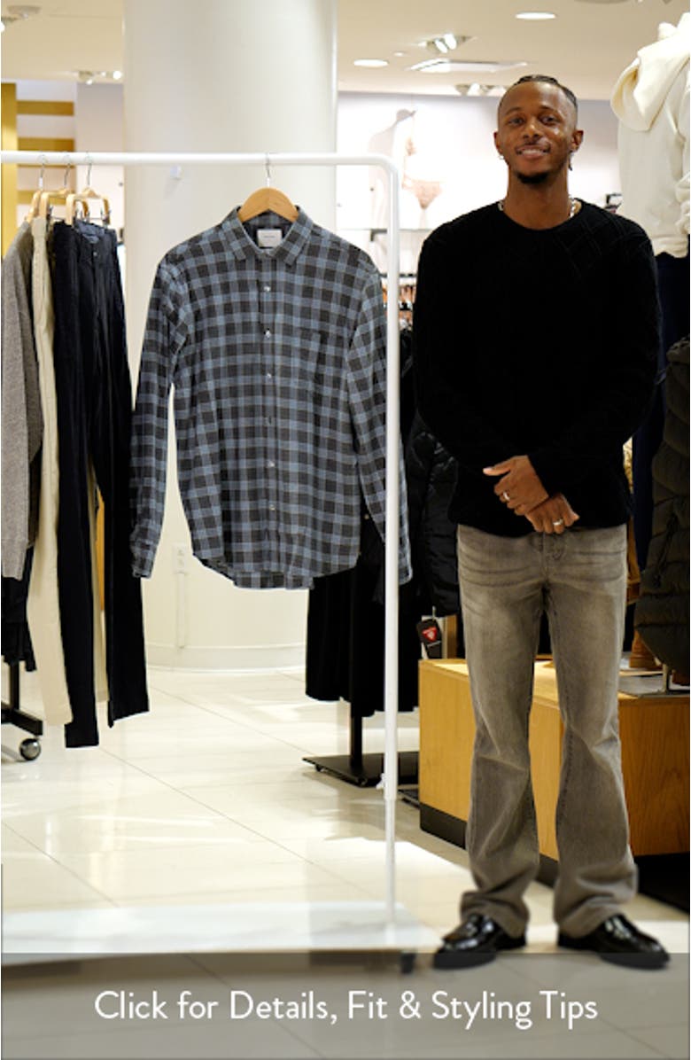 Andres Plaid Button-Up Shirt, sales video thumbnail