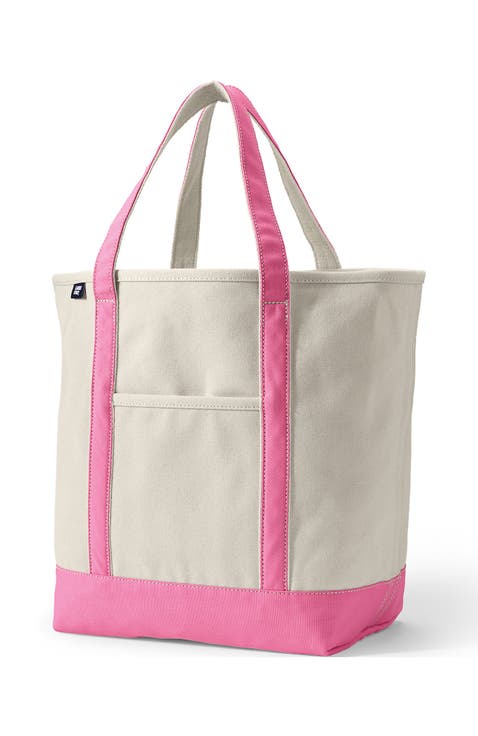 Open Top Canvas Tote Bag