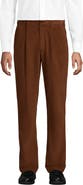 Lands' End Corduroy Comfort Waist Classic Fit Pleated Front Pant