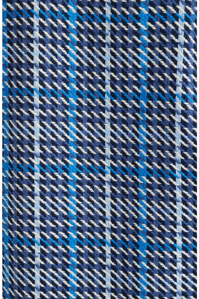 Whiting Houndstooth Check Overshirt, Alternate, color, NAVY / BLUE