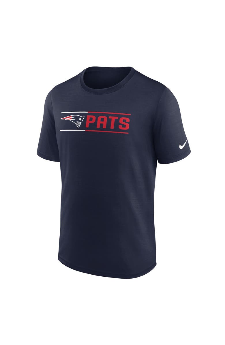 Nike Men's Nike Navy New England Patriots Exceed Performance T-Shirt, Alternate, color, 