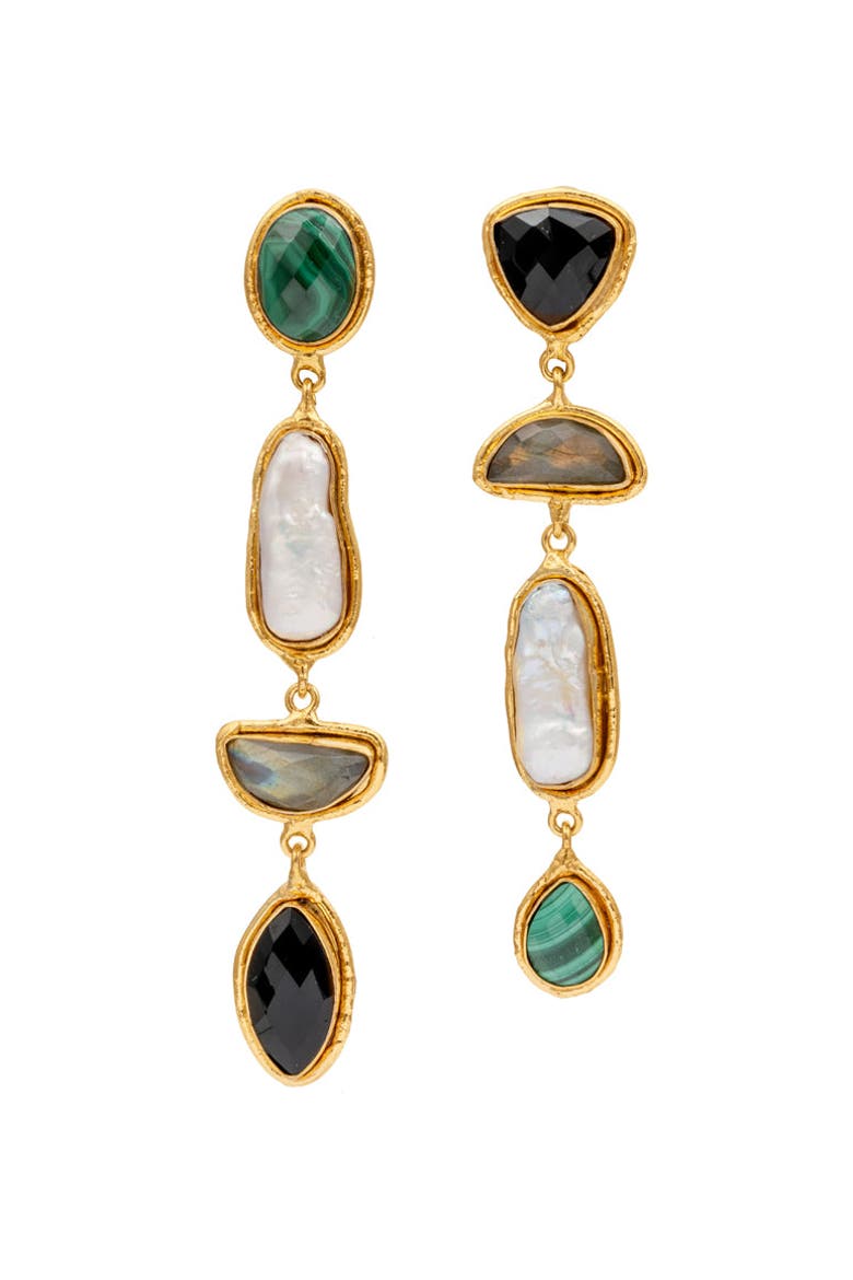 Cascade Earrings, Main, color, MULTI