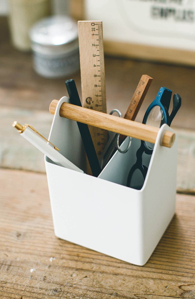 Yamazaki Tosca Pen Stand, Alternate, color, White