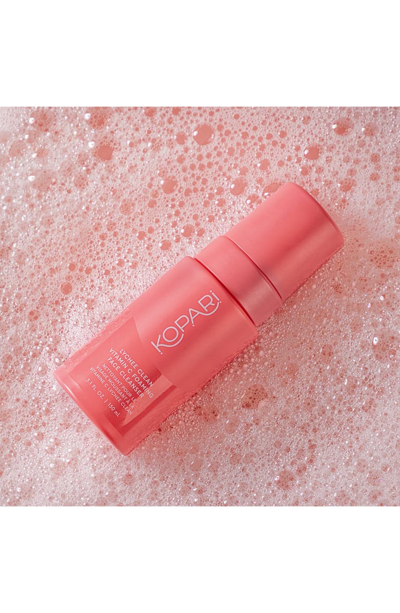 Kopari Lychee Clean Vitamin C Foaming Face Cleanser, Alternate, color,