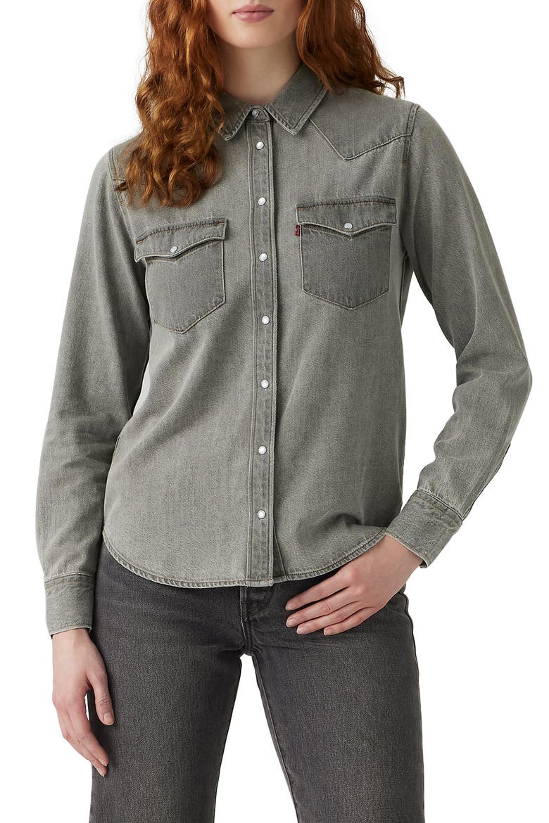 The Ultimate Western Snap-Up Shirt, Main, color, LAST LAUGH