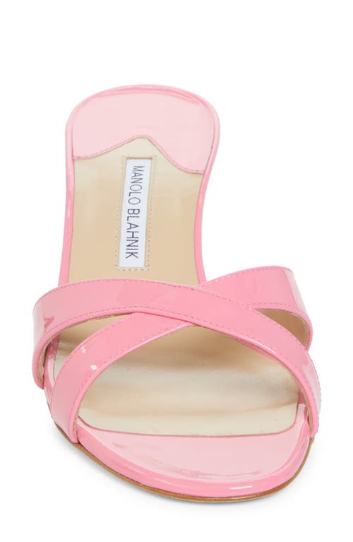 MANOLO BLAHNIK MANOLO BLAHNIK CALLAMU KITTEN HEEL SANDAL 