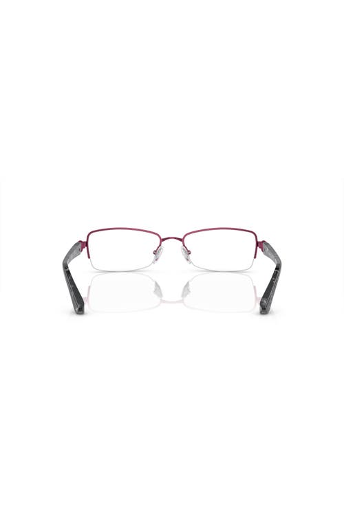 Vogue Eyewear 51mm Rectangle Optical Glasses In Red