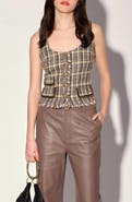 Walter Baker Maria Tweed Top