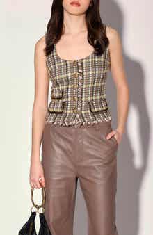 Walter Baker Maria Tweed Top