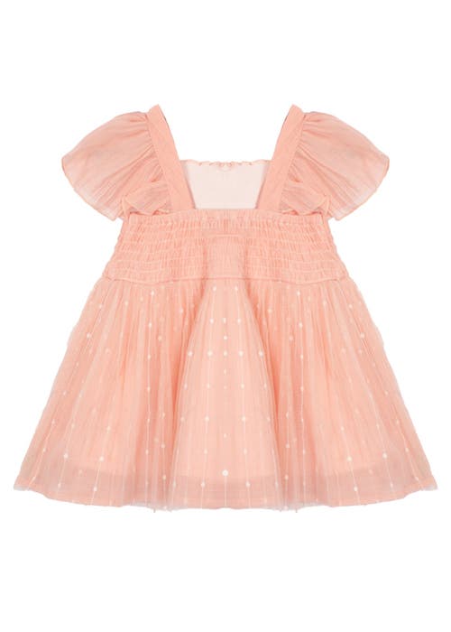 Isobella & Chloe Pink Princess Little Girl Dress In Brown