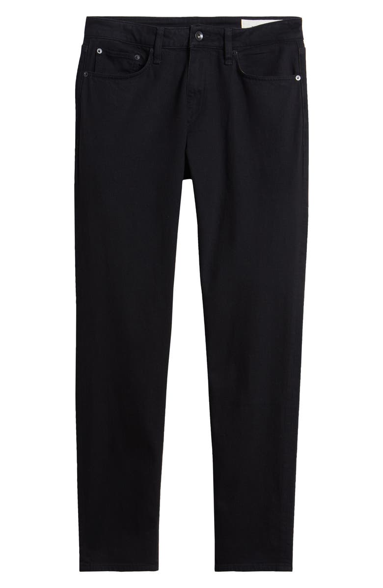 rag & bone Fit 3 Authentic Stretch Athletic Fit Jeans, Alternate, color, Black