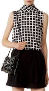 Lanvin Printed Silk Sleeveless Top