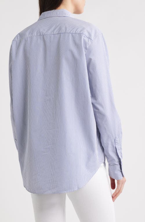 Frank & Eileen Eileen Relaxed Button-up Shirt In Blue