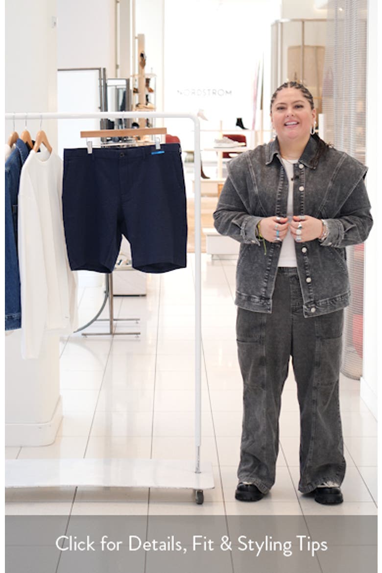 Oasis Stretch Cotton Bermuda Shorts video