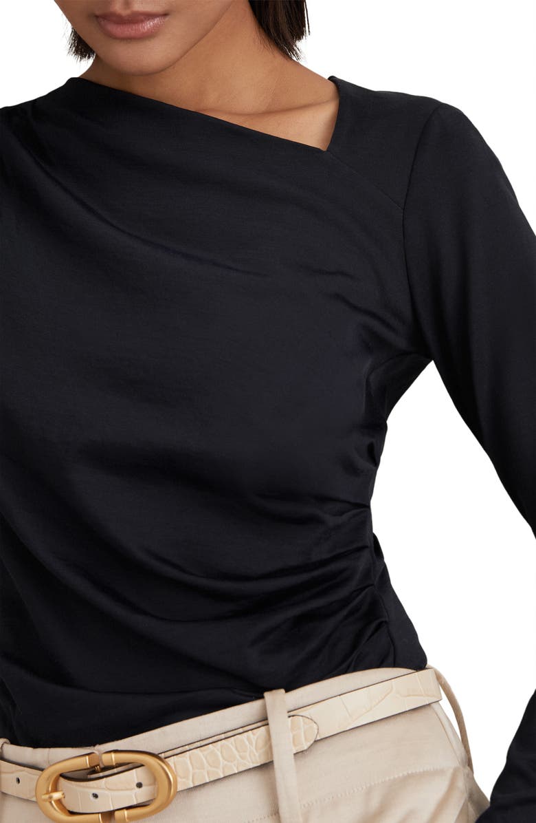 Reiss Sandy Asymmetric Neck Top, Alternate, color, 