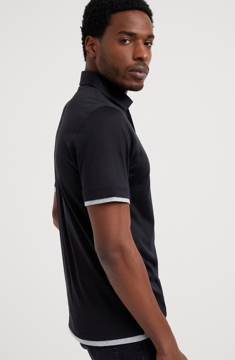 Brunello Cucinelli Jersey polo shirt, Alternate, color, 