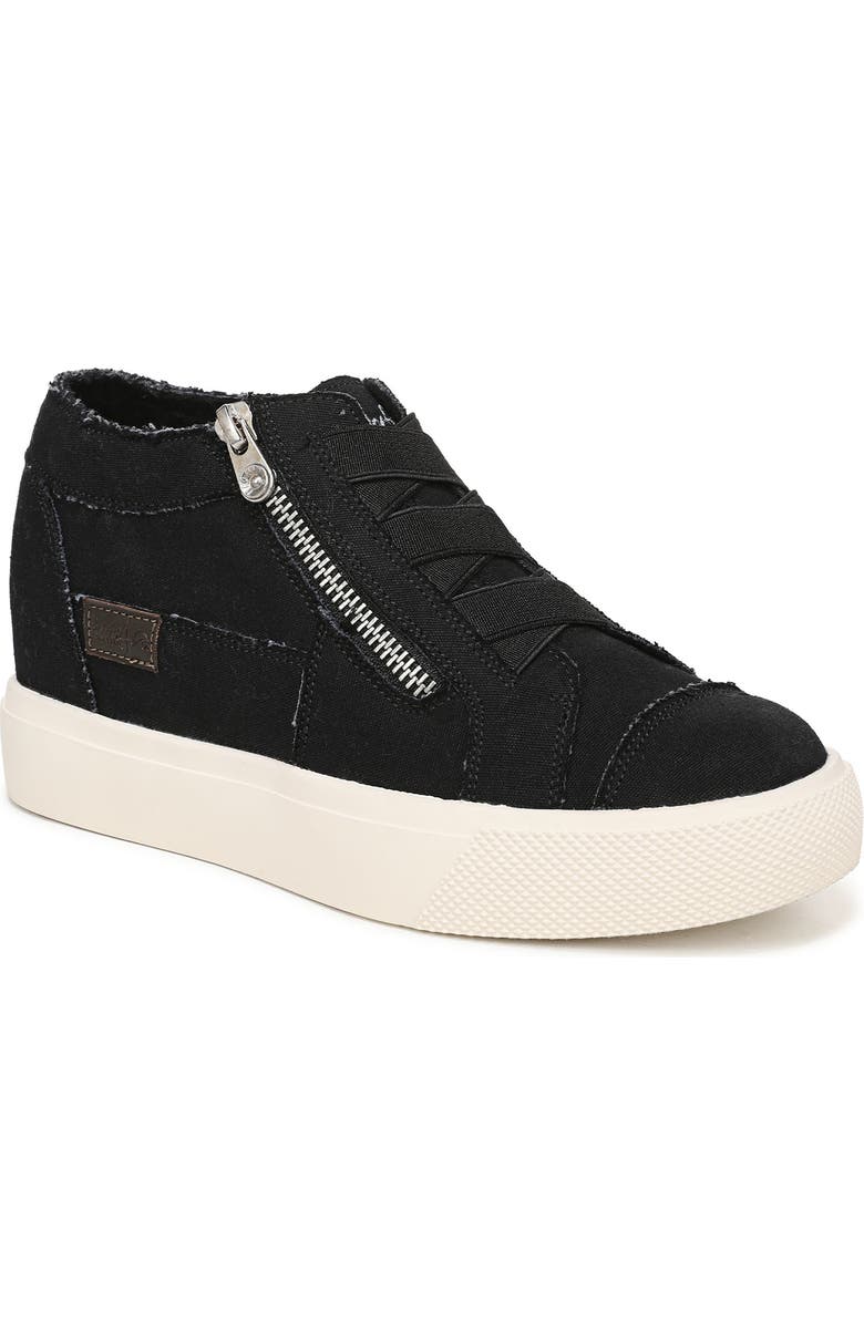 Blowfish Malibu Zayla Platform Sneaker, Main, color, Black Canvas
