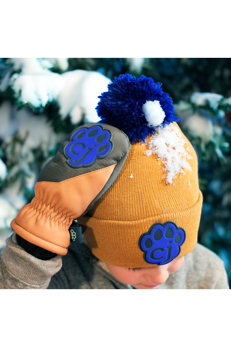 Magic Beanie Brown & Blue Toddler Winter Hat, Acrylic Yarn, Alternate, color, Brown