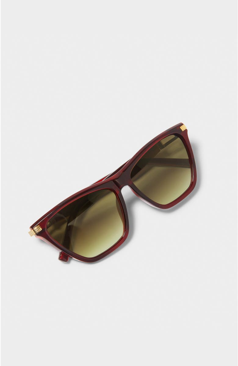 Katie Loxton Marbella Sunglasses, Alternate, color, Chocolate