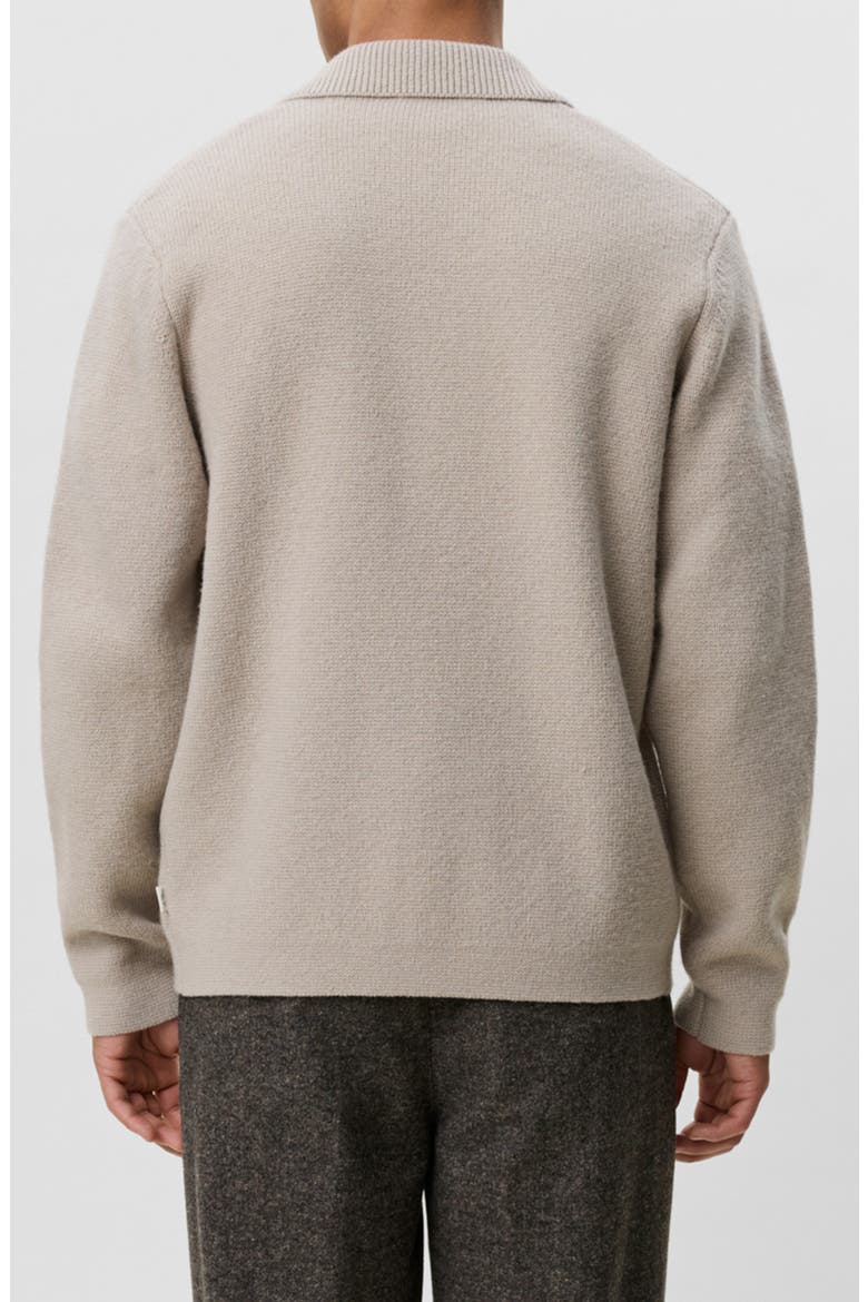 Milano Knit Wool Overshirt, Alternate, color, LIGHT SAND