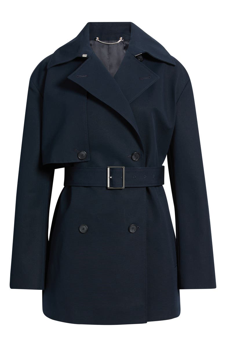 BOSS Cromas Belted Double Breasted Jacket, Main, color, Sky Captain