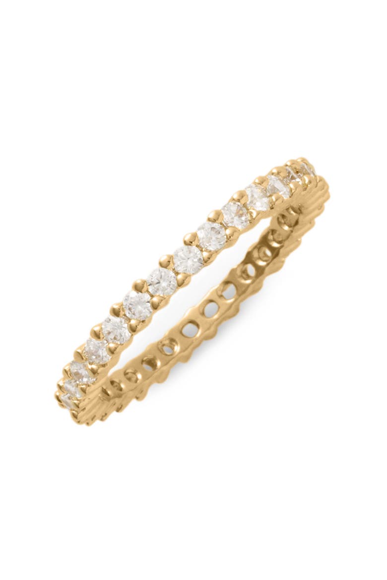 Cubic Zirconia Eternity Band, Main, color, GOLD