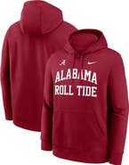Nike Men's Nike Crimson Alabama Crimson Tide Primetime Arched Club Fleece Pullover Hoodie