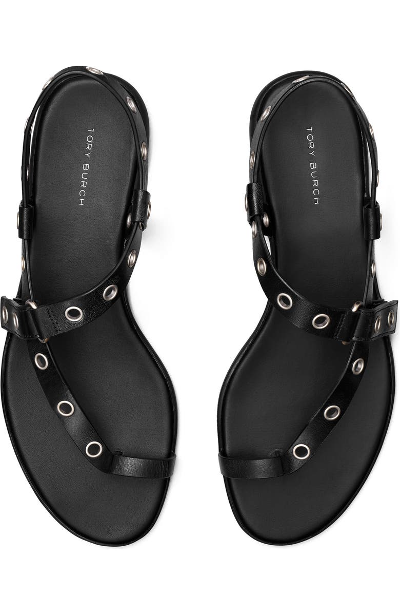 Tory Burch Eyelet Toe Ring Sandal, Alternate, color,