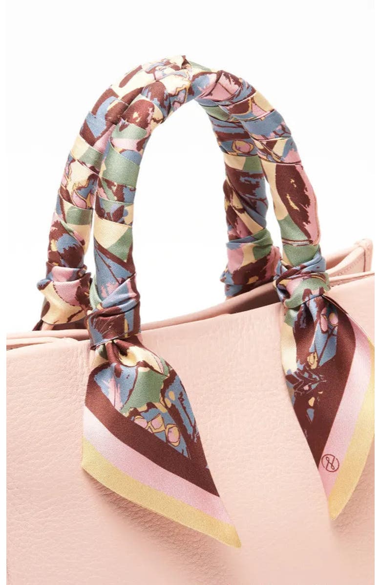 Lost Pattern x Leatherology Silk Twill Skinny Scarf, Alternate, color, Pastel
