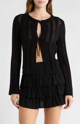 Abound Tie Front Cardigan