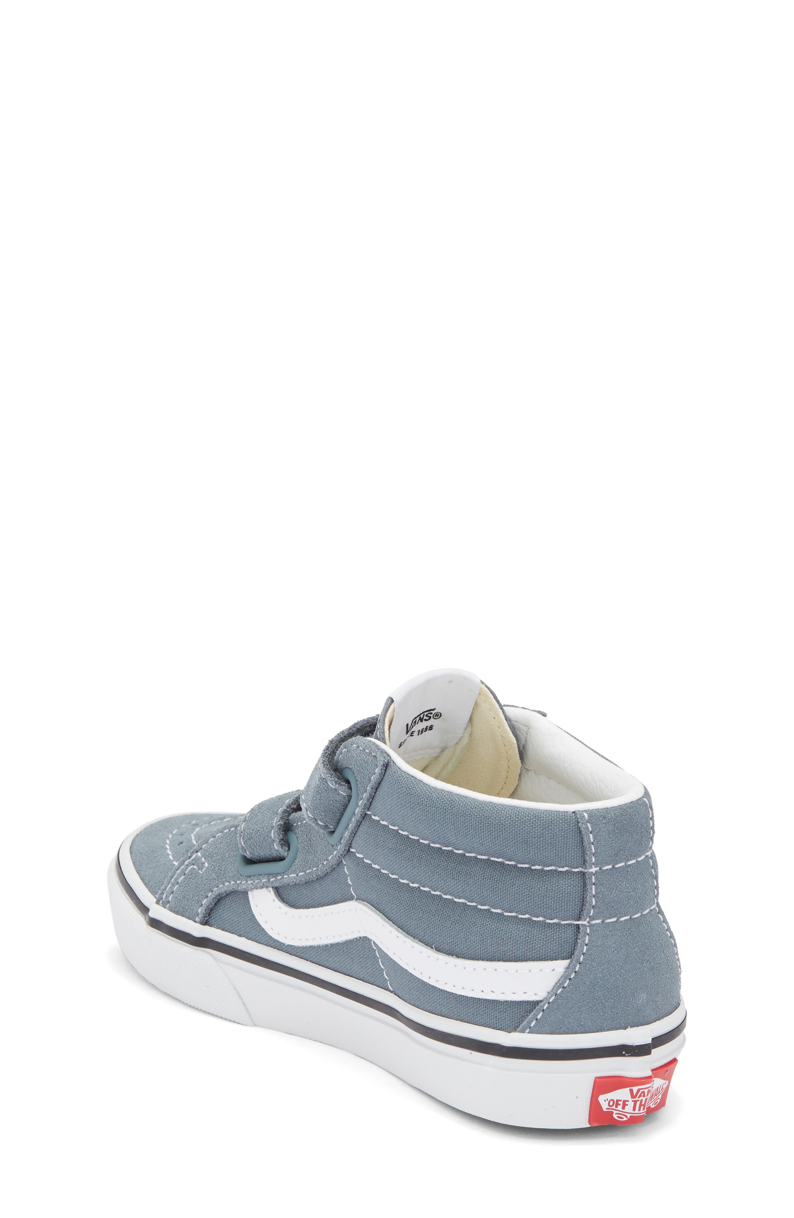 Vans Kids' Sk8-Mid Reissue Sneaker, Alternate, color, Color Theory Stormy Weather