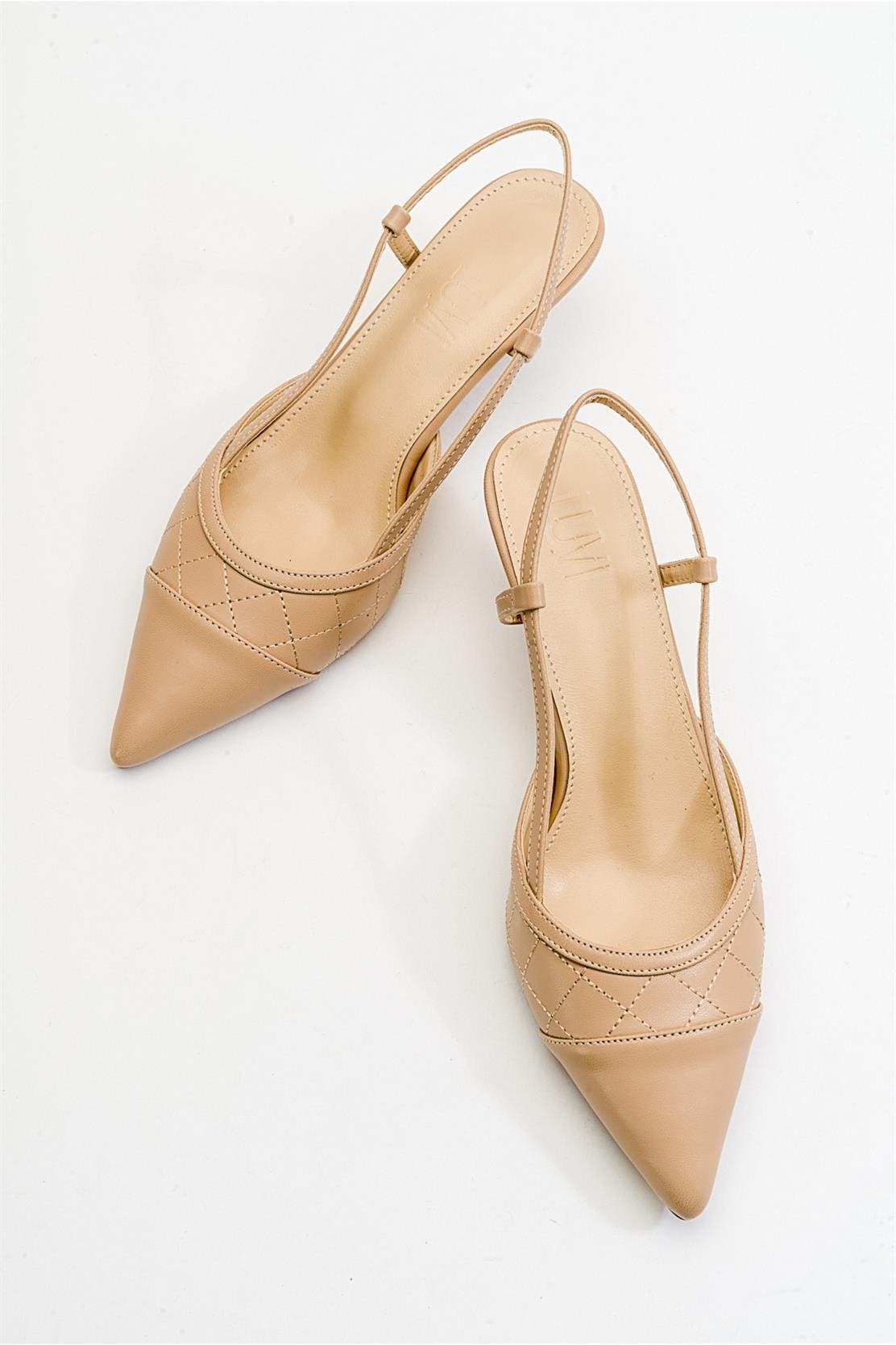 Point Pointed Toe Slingback Pump, Alternate, color, Nude