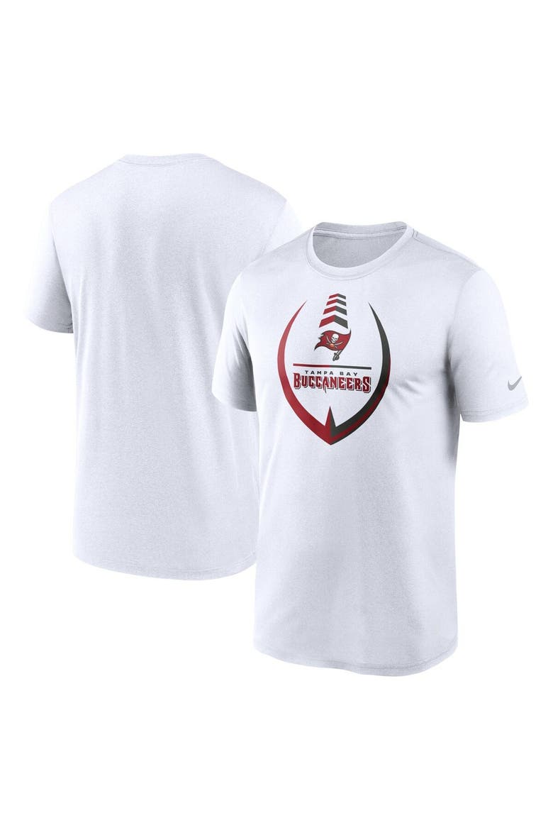 Men's Nike White Tampa Bay Buccaneers Icon Legend Performance T-Shirt, Main, color, White