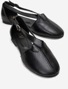 Forever & Always Shoes Fable Leather Side Cut Ballet Flat