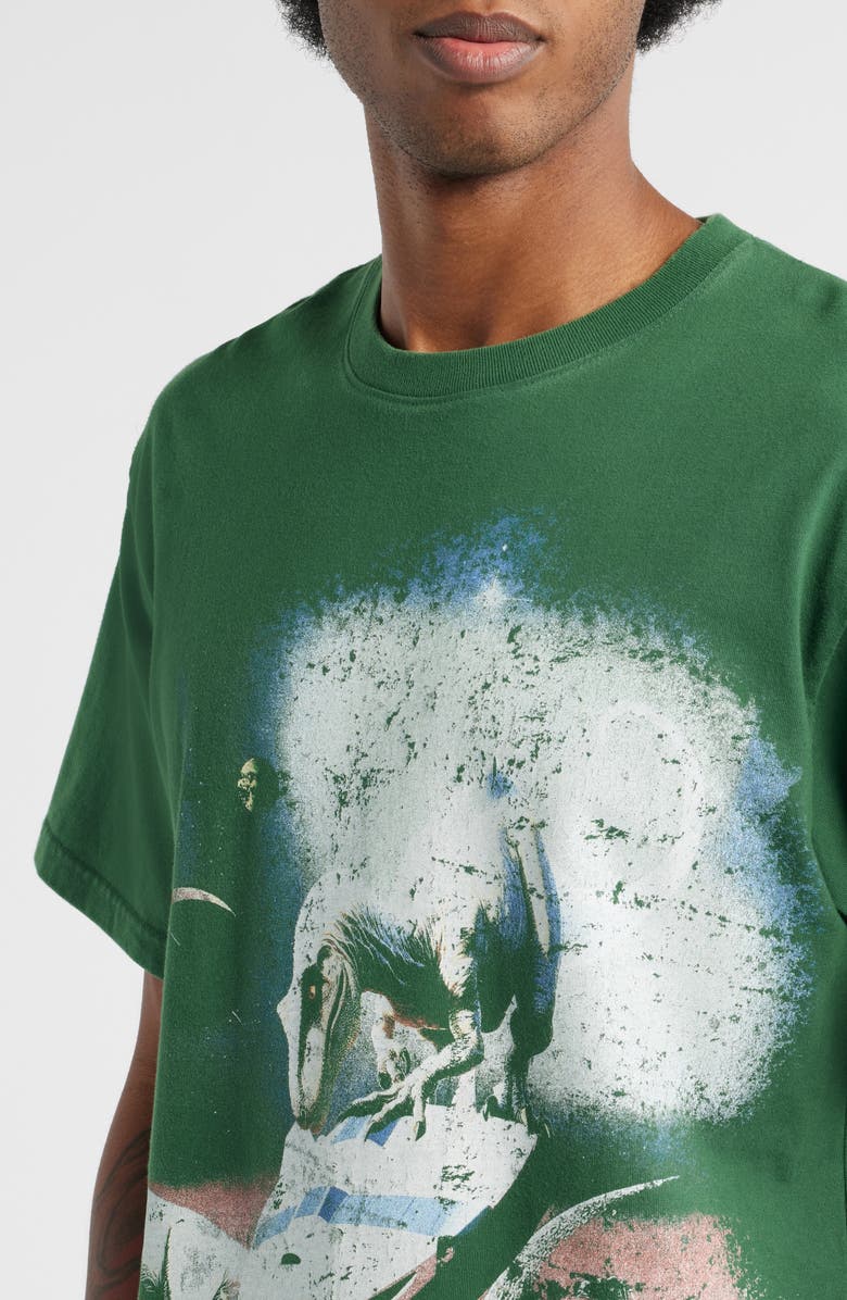 Billionaire Boys Club Lost Oversize Cotton Graphic T-Shirt, Alternate, color, Eden