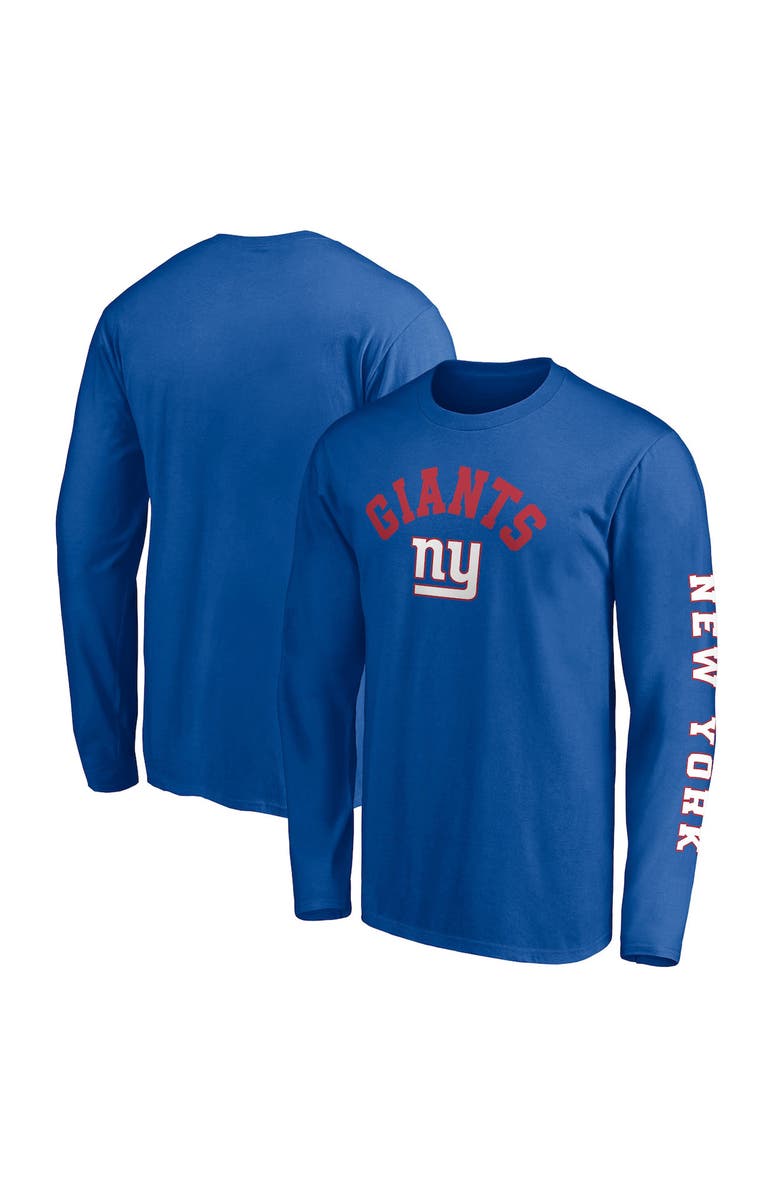 FANATICS Men's Fanatics Branded Royal New York Giants Big & Tall City Long Sleeve T-Shirt, Alternate, color, 