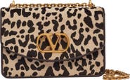 Valentino Garavani Vain VLOGO Genuine Calf Hair Shoulder Bag
