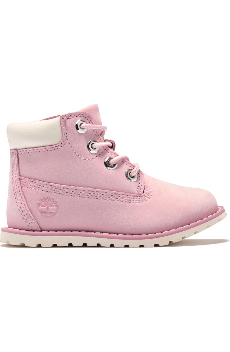 Timberland Kids' Pokey Pine Boot, Alternate, color, Pink Nectar