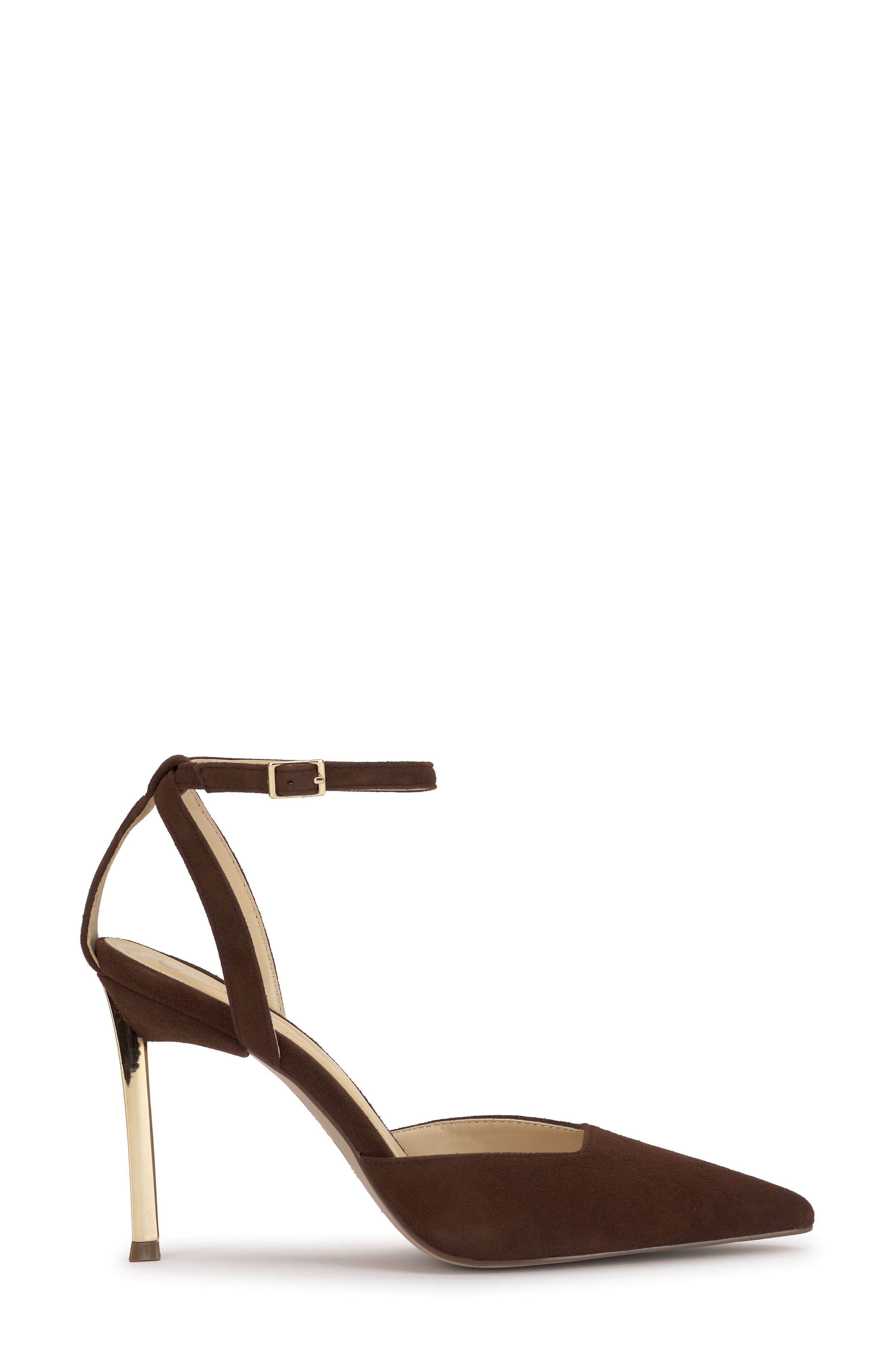 Jessica Simpson Kalynia Ankle Strap Pump, Alternate, color, Walnut Torsue