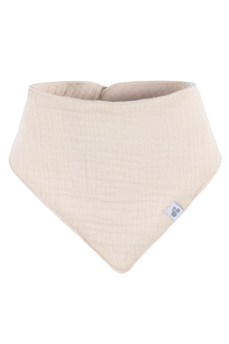 Muslin Bandana Bibs 4-Pack Neutral Colors, Alternate, color, Tans
