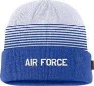 Nike Men's Nike Royal/White Air Force Falcons 2026 On-Field Gradient Terra Cuffed Knit Hat