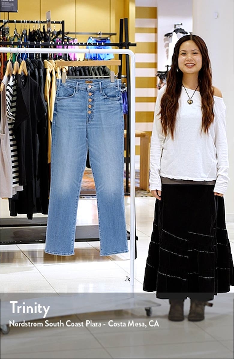 The Pixie Hustler High Waist Ankle Straight Leg Jeans, sales video thumbnail