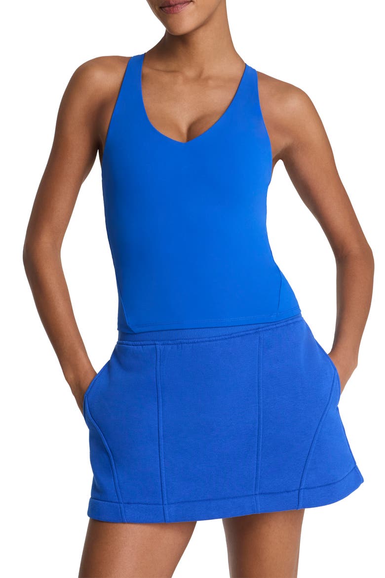 Get Moving V-Neck Active Tank, Main, color, CURRENT