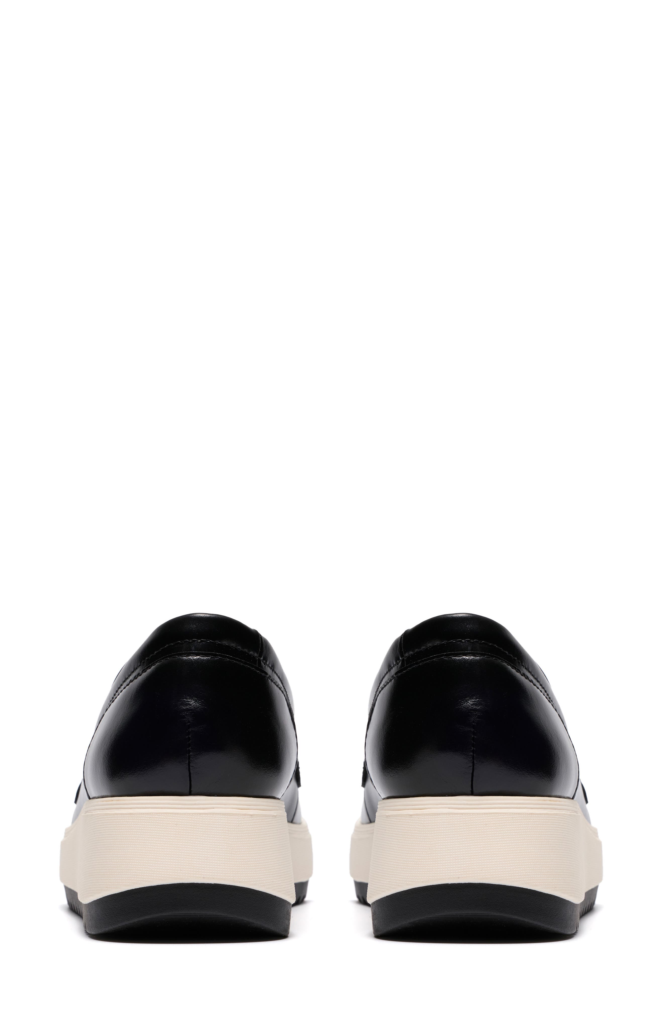 Clarks<sup>®</sup> Zylah Top Wedge Loafer - Wide Width Available, Alternate, color, Black